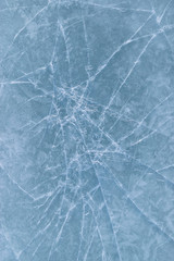 Texture of ice of Sea of Japan