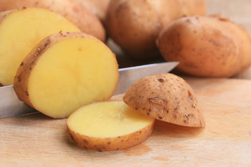 Fresh potatoes