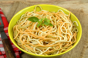 spaghetti aux légumes 04072015