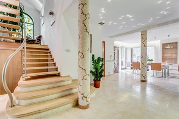 Stairway in luxury residence