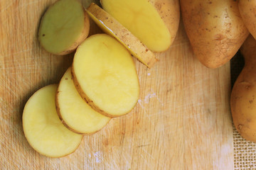 Fresh potatoes