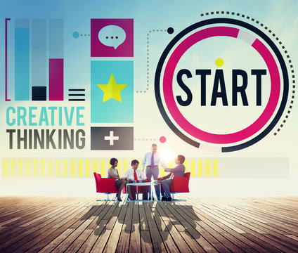 Start Begining Forward Direction Motivation Concept