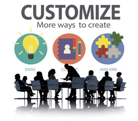 Customize Ideas Identity Individuality Innovation Personalize Co