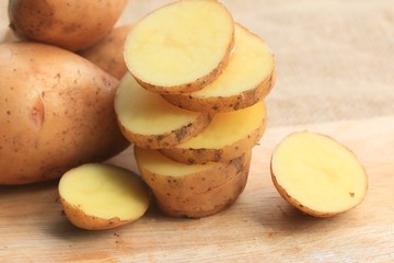 Fresh potatoes