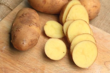 Fresh potatoes