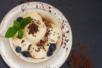 Vanilla ice cream