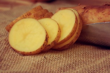 Fresh potatoes