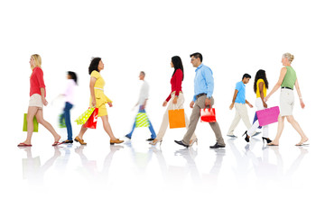 Obraz premium Shopping Purchase Retail Customer Consumer Sale Concept