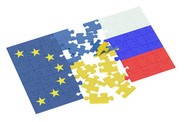 puzzles of Ukraine, Russia and EU