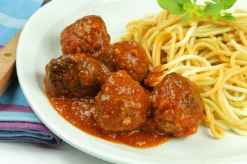 boulettes de boeuf et spaghetti 04072015