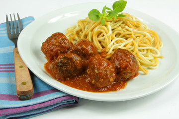 boulettes de boeuf et spaghetti 04072015