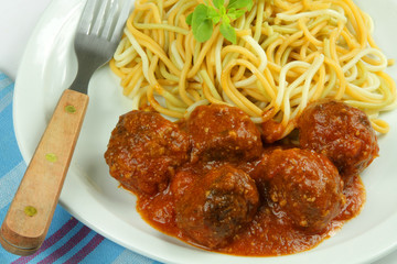 boulettes de boeuf et spaghetti 04072015