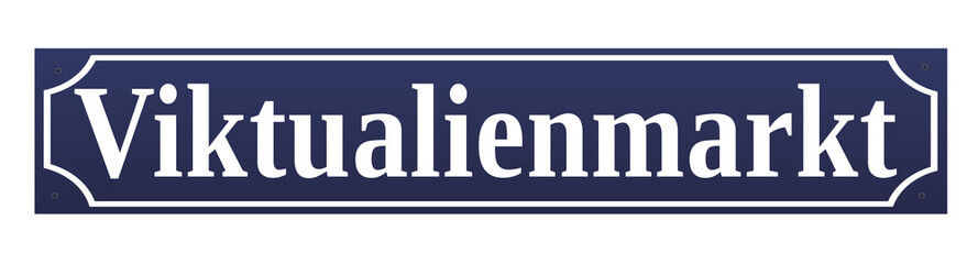 Oktoberfest Marienplatz Viktualienmarkt Straßenschild München