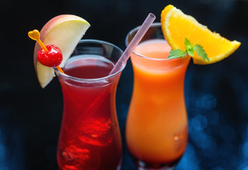 Two delicious cocktails