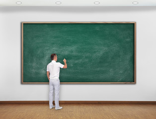 teacher drawing