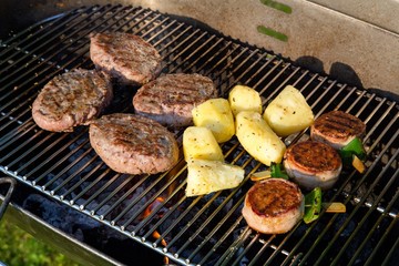 Barbecue in the garden