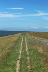Fototapeta na wymiar Island in North Sea
