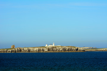 Naklejka premium Lighthouse, Farne Island, England