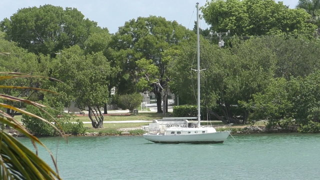 Yacht near Miami, Florida