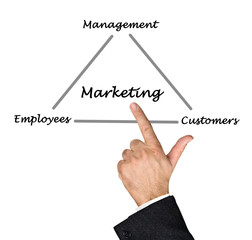 Diagram of marketing
