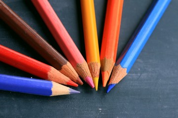 Naklejka premium Colorful pencils