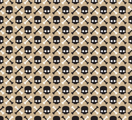 Skull and Bones Pattern