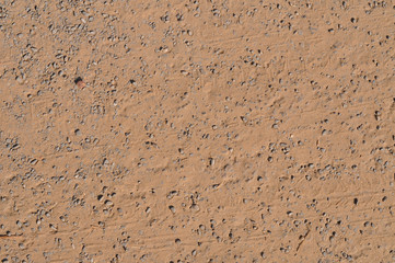 The stony ground.Brown background