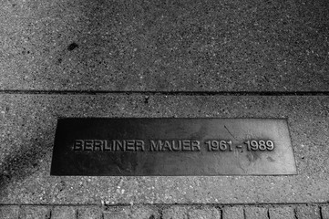 Berlin Wall plate - Berliner Mauer