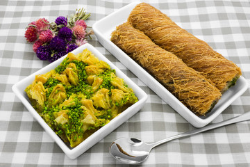 Two kinds of baklava