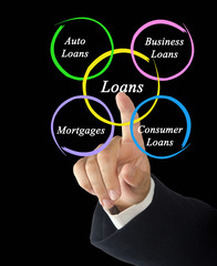 Diagram of loans