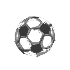 Papier Peint photo Sports de balle conception abstraite de lumière de ballon de football