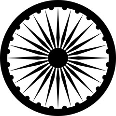 Ashoka Chakra. The wheel of India