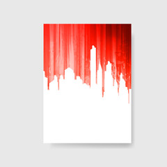 Cover Magazine background design, easy editable