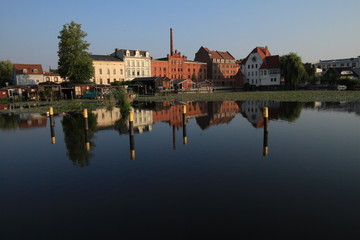 Obraz premium Blick zur Dominsel in Brandenburg an der Havel