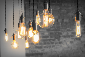 Edison Lightbulbs - Powered by Adobe