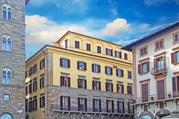 Fototapeta na wymiar historic building in Piazza della Signoria