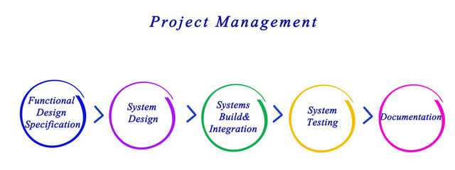 Diagram of project management