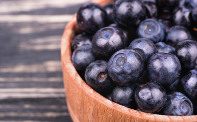 Blueberries in a bowl