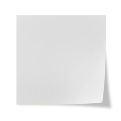 Post it isolated on white background