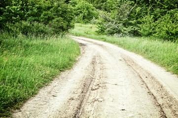 Fototapeta premium Country road