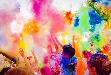 Foto op Canvas Color Run -It's fantastic marathon © yoccco