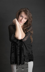 portrait of a sensual girl