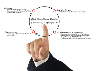 Application Data Security Lifecycle.