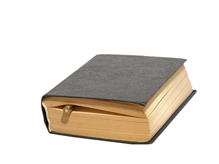 The detective novel.Isolated.