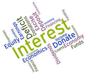 Interest Word Indicates Profit Returns And Text