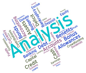 Analysis Word Shows Data Analytics And Analyse