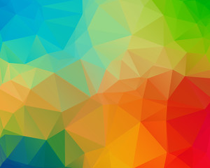 Colorful triangle background