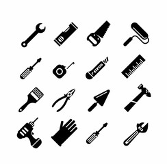 Tools icons set