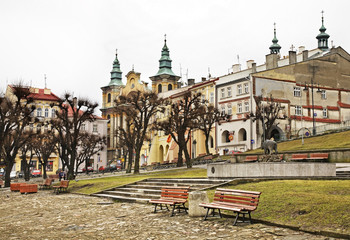 Market Square in Przemysl. Poland - obrazy, fototapety, plakaty