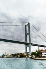 View on Bridge in Istanbul